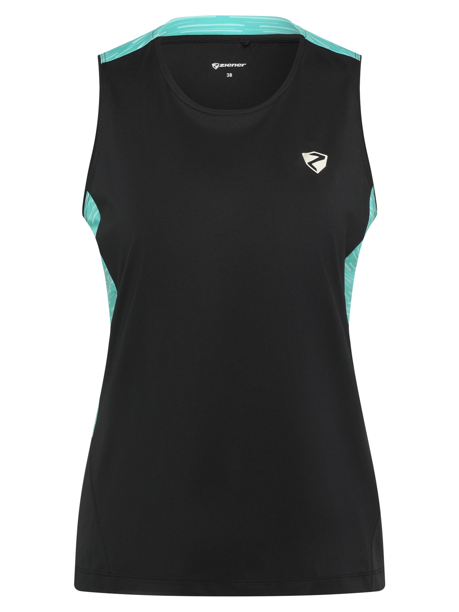 ziener-narzissa-z-lady-sportshirt-rmellos-gr-38-schwarz image 1