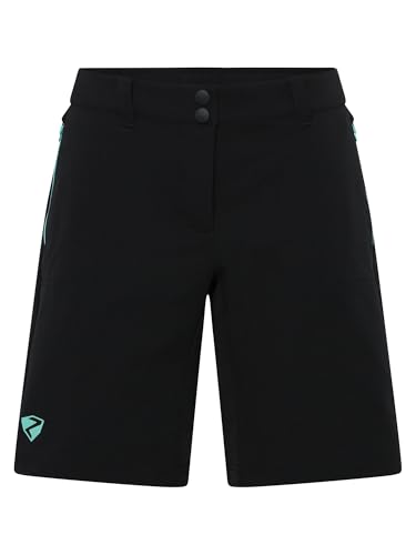 ziener-nakoa-z-lady-shorts-damen-38-black-tropical-stretch image 6