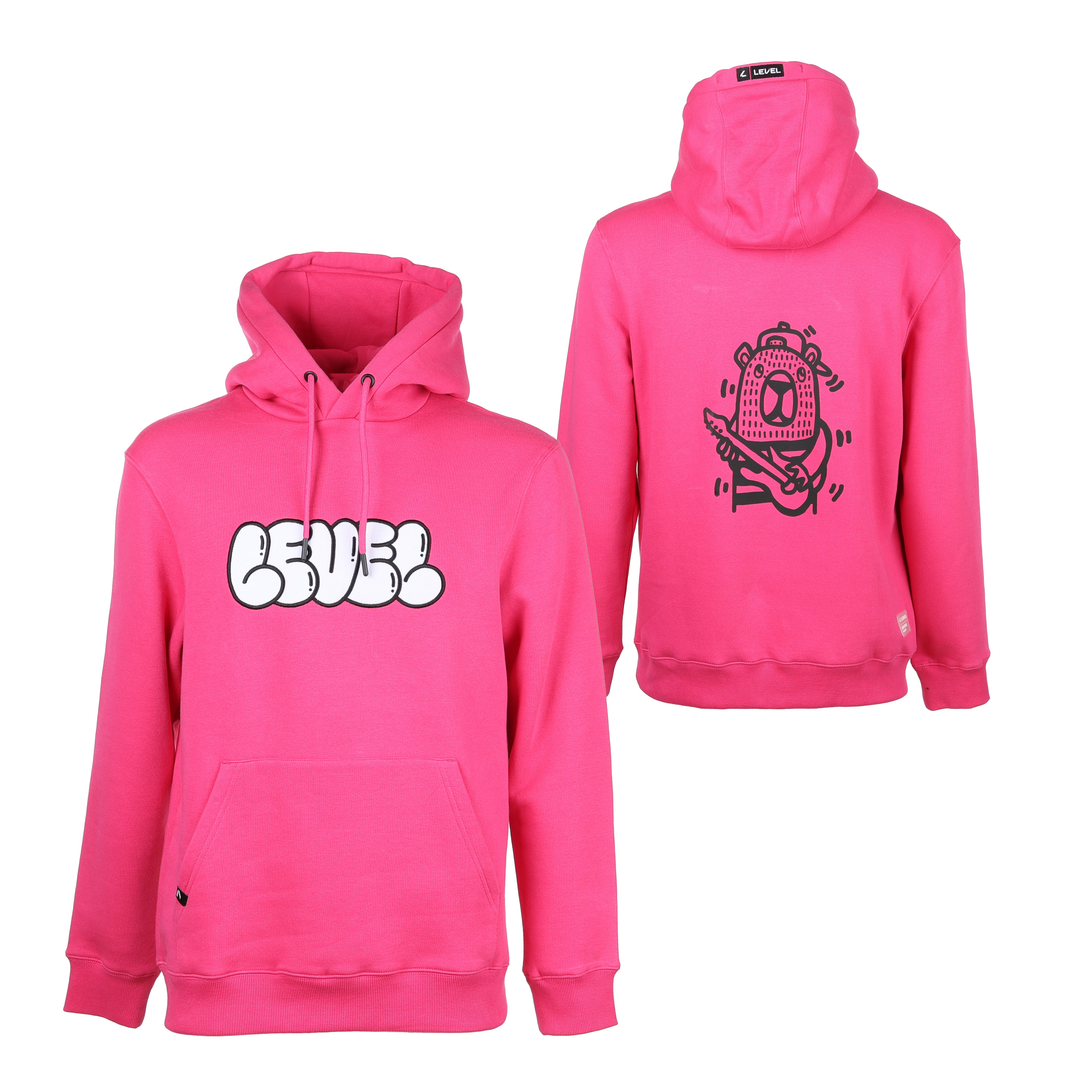 level-super-pipe-b-simo-hoodie-hellblau-baumwolle image 2