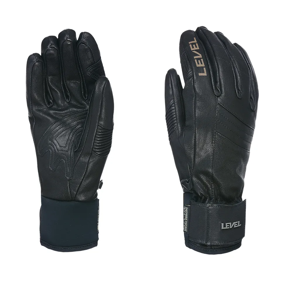 level-rexford-glove-leder-skihandschuhe-black image 1