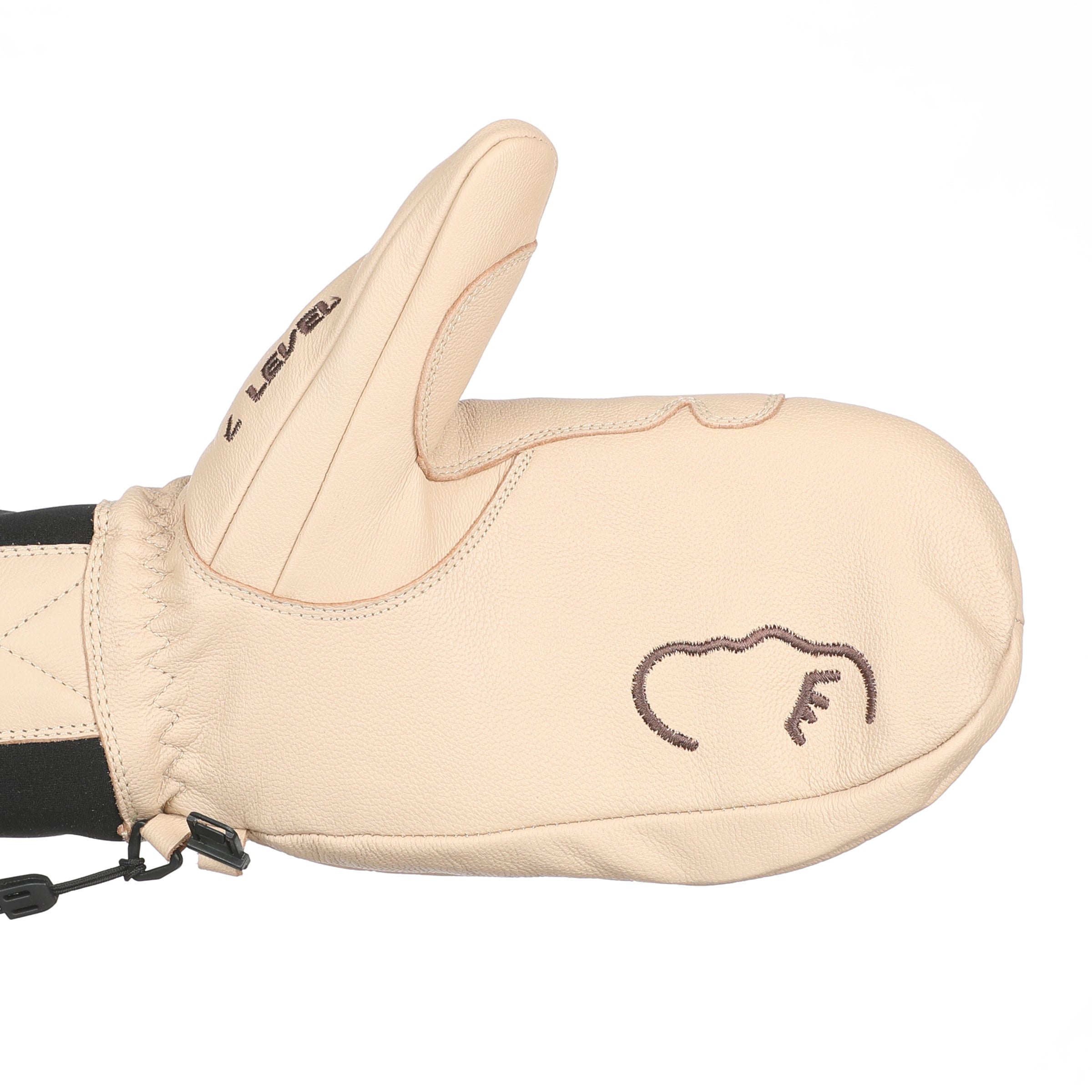 level-super-pipe-joy-mitt-skihandschuhe-beige-leder-damen image 3