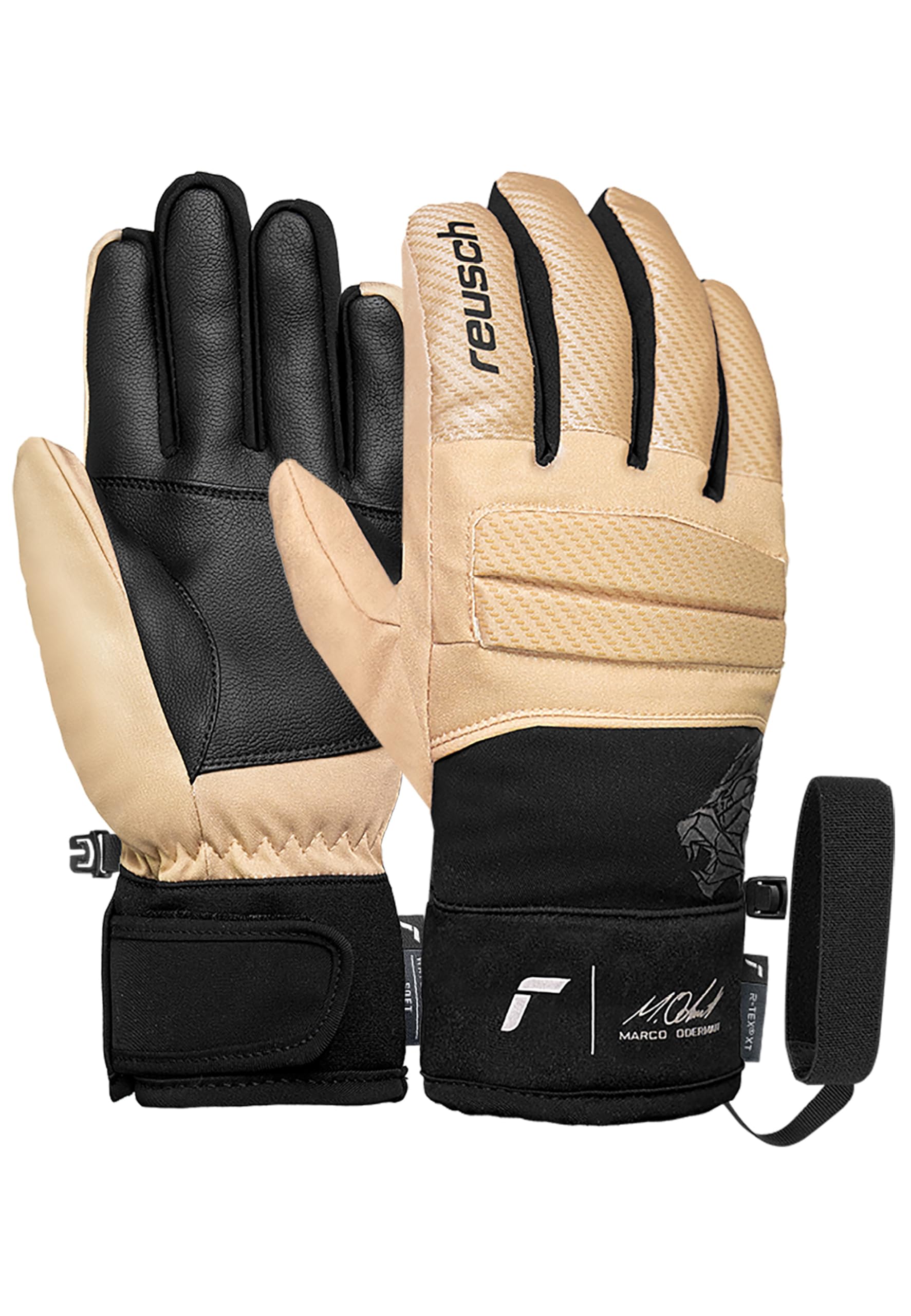reusch-worldcup-warrior-kinder-skihandschuhe-gr-5-5-beige image 8