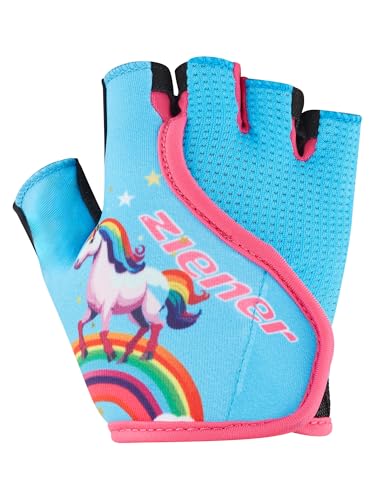 ziener-claudi-z-junior-fahrradhandschuhe-kurzfinger-aqua-blue-m image 5