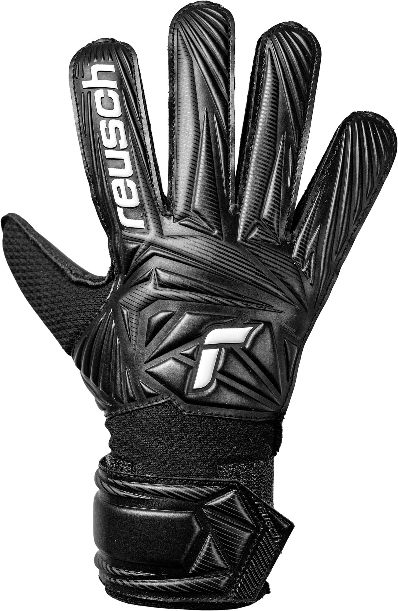 reusch-attrakt-torwarthandschuhe-kinder-gr-6-solid-grip image 2