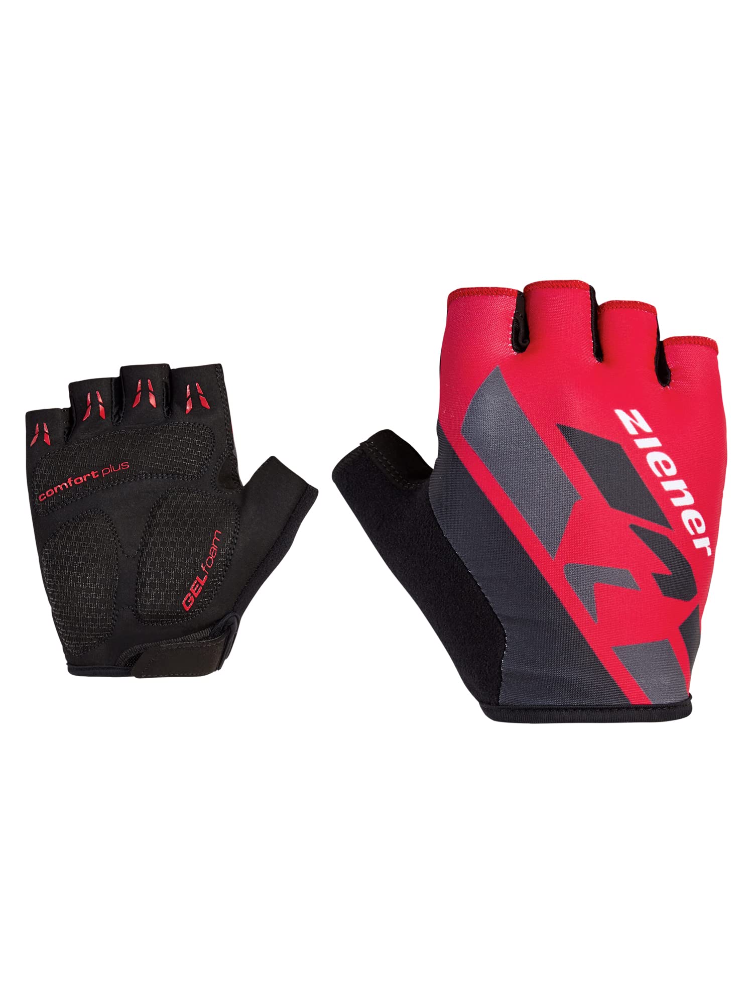 ziener-crisander-herren-fahrradhandschuhe-kurzfinger-schwarz image 8