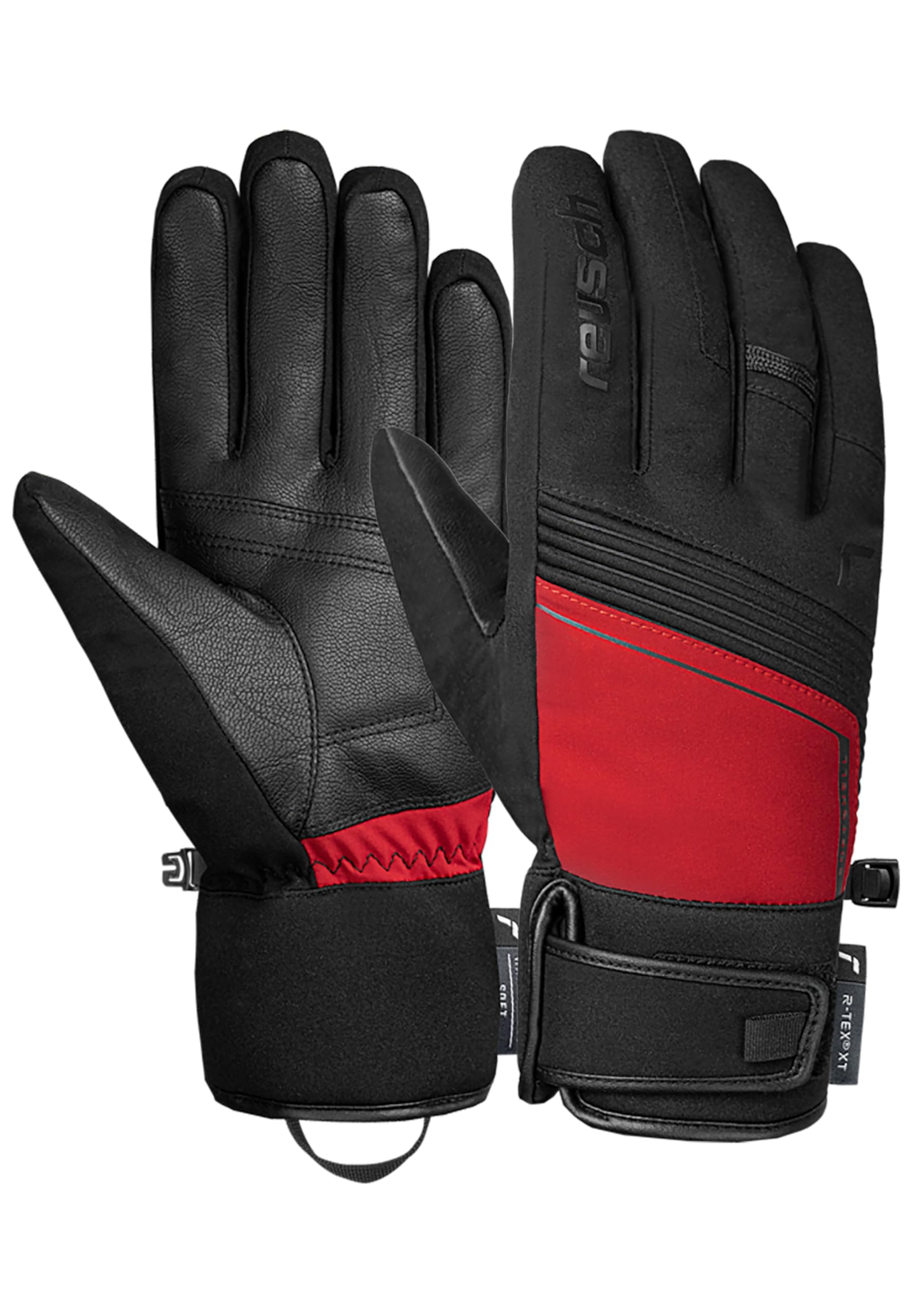 reusch-skihandschuhe-softshell-schwarz-gr-8-warm-wasserdicht image 7