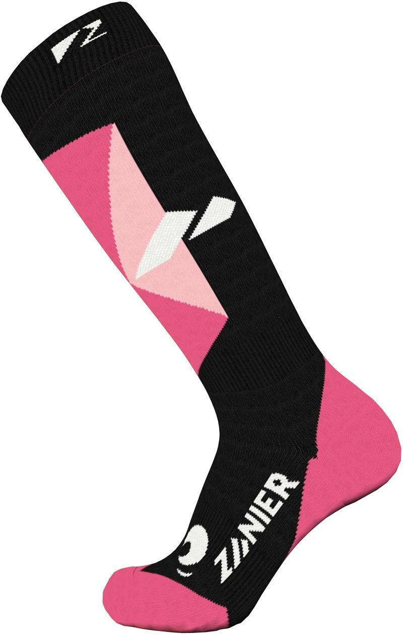 zanier-znowman-sock-kindersocken-schwarz-silber-merinowolle image 1