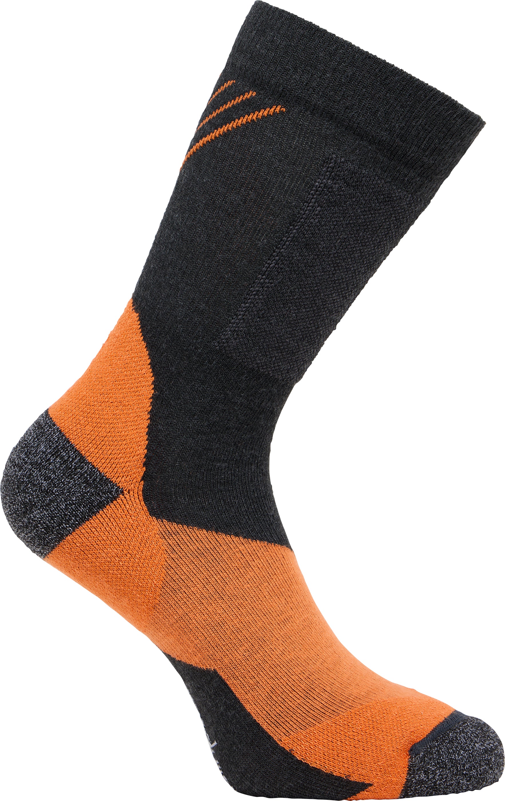 zanier-hiking-socks-wandersocken-orange-mittelgrau image 5