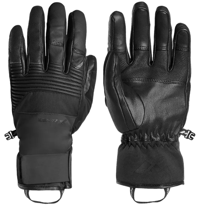 zanier-guide-skihandschuhe-schwarz-ziegenleder image 1