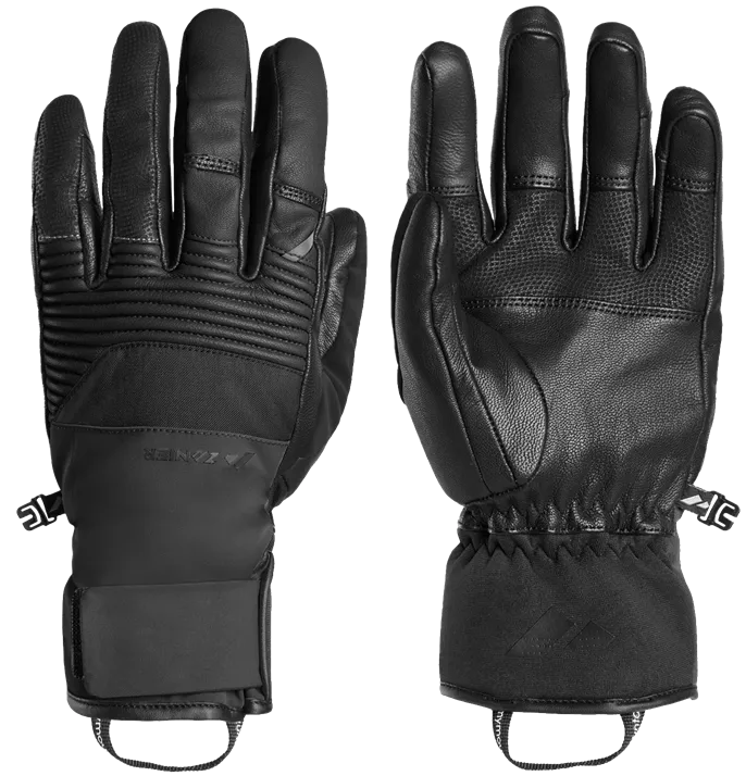 zanier-guide-skihandschuhe-schwarz-ziegenleder image 1