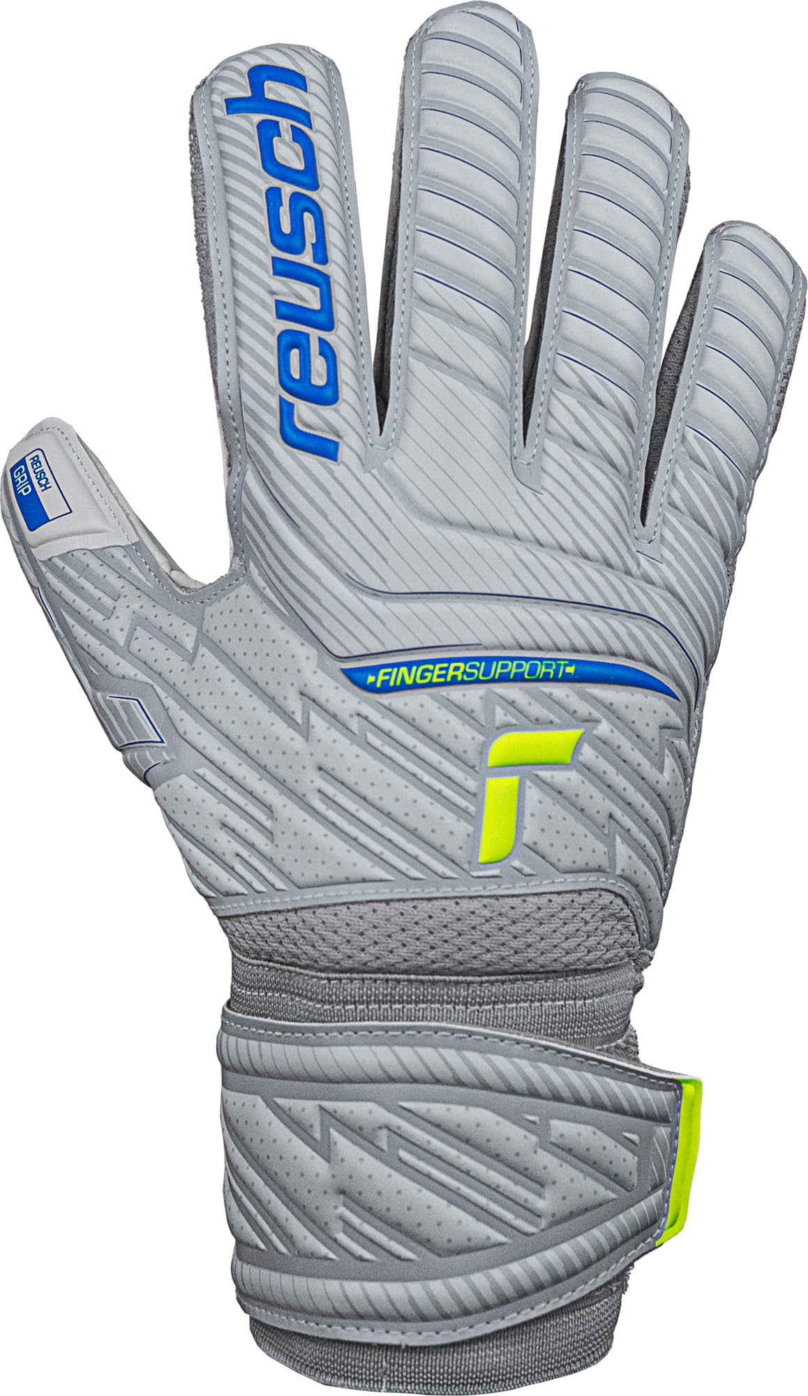reusch-attrakt-torwarthandschuhe-gr-10-fingerschutz-latex image 2