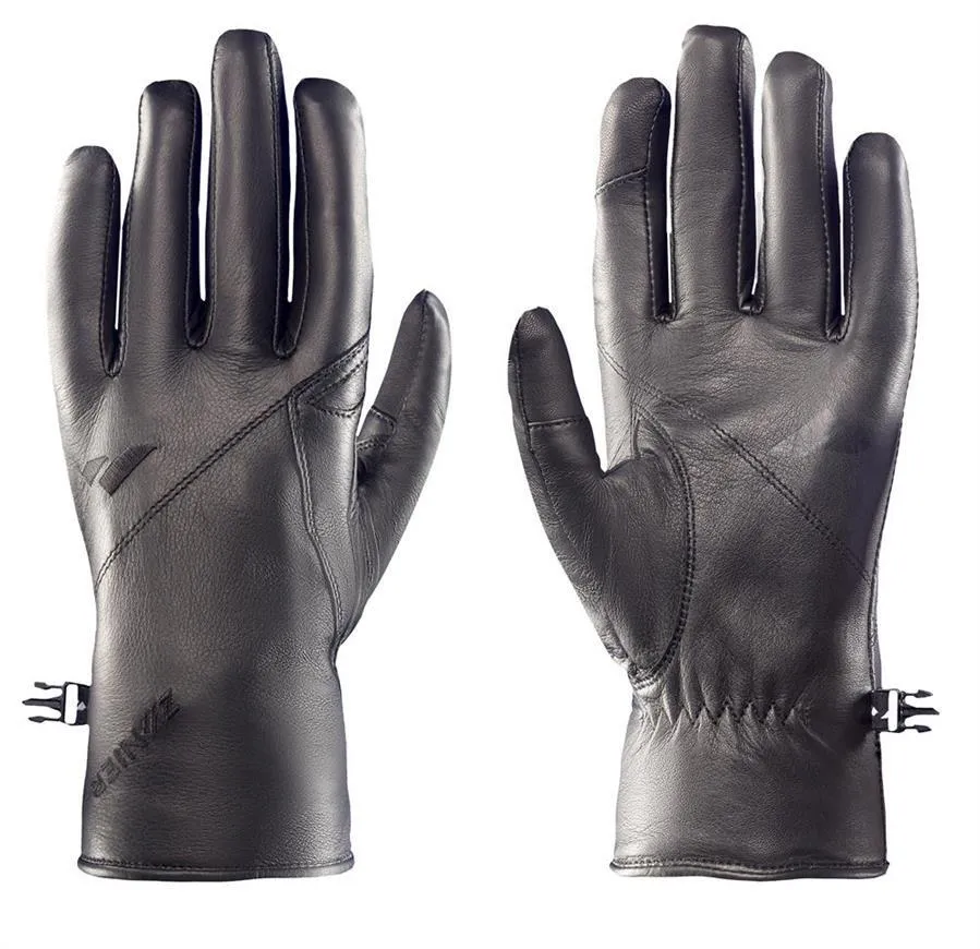 zanier-urban-lederhandschuhe-schwarz-touch-cashmere image 1