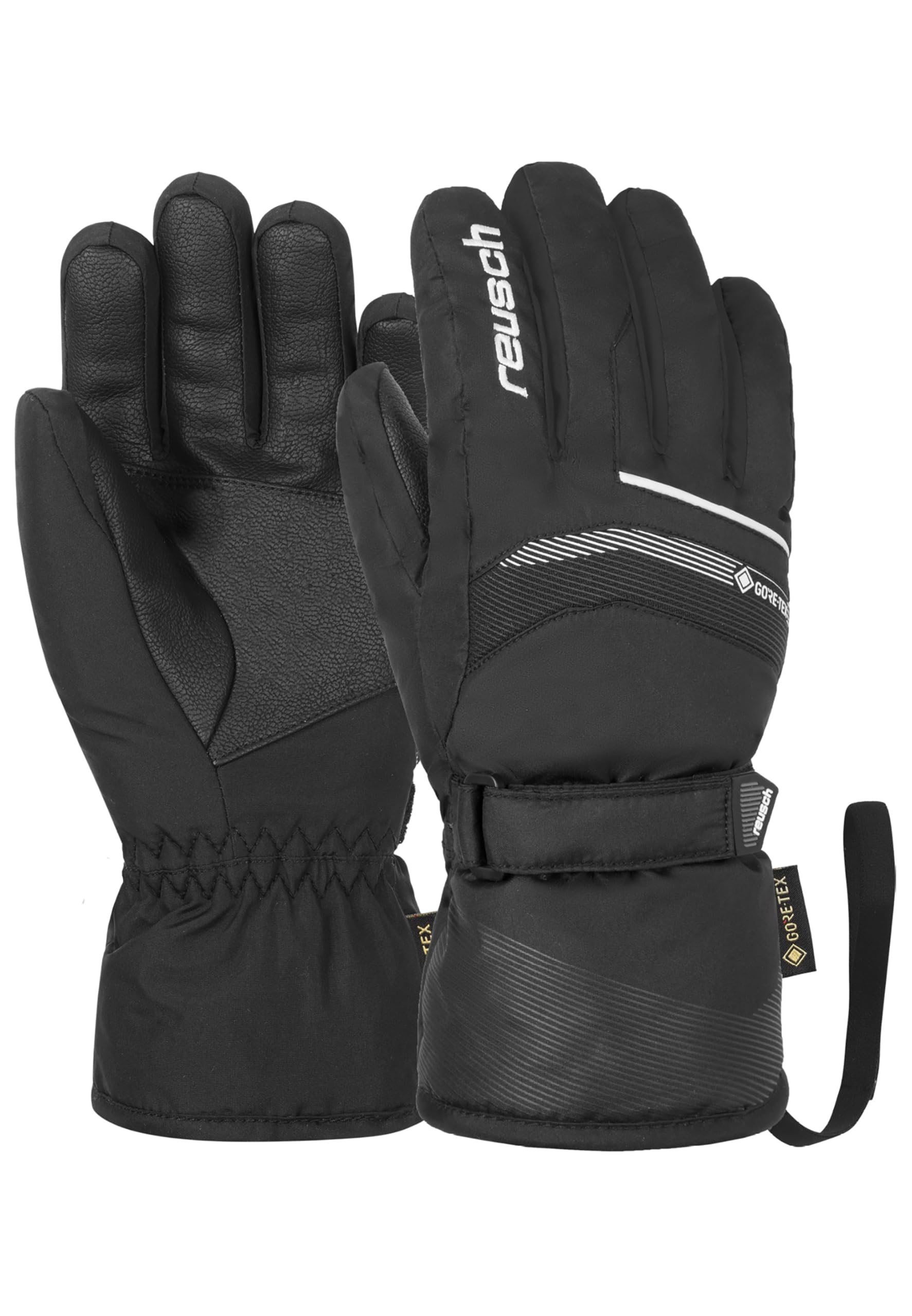reusch-gore-tex-skihandschuhe-kinder-warm-gr-5-5-black-white image 8