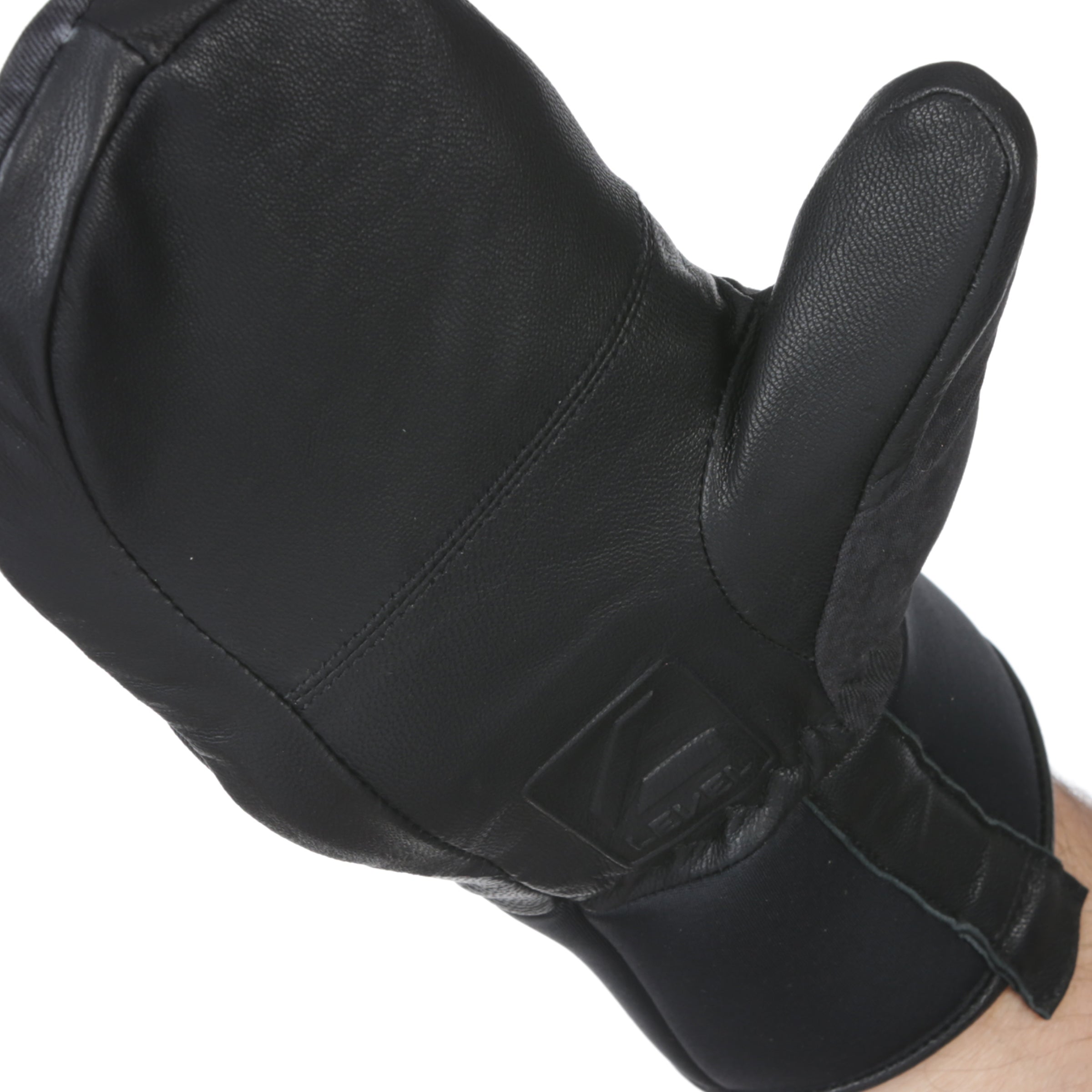 level-rover-f-ustlinge-skihandschuhe-olivgr-n-wasserdicht-ziegenleder image 6