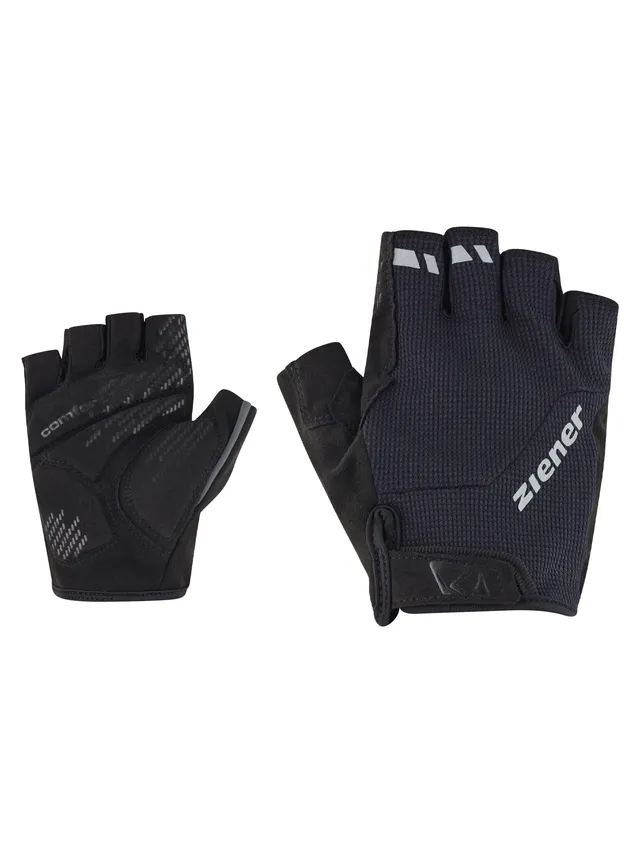 ziener-como-z-fahrradhandschuhe-kurzfinger-schwarz-8-5-gepolstert image 1