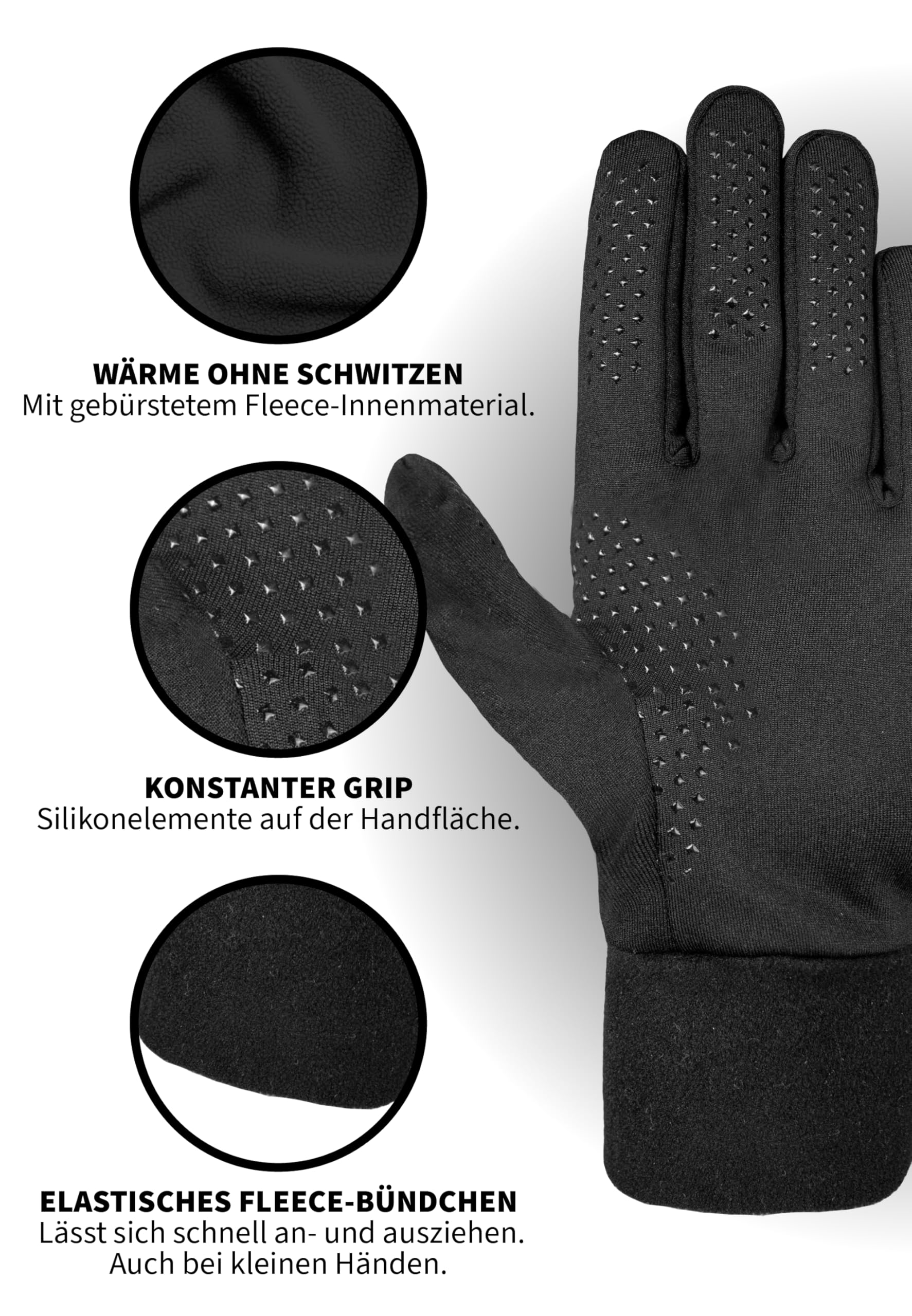 reusch-attrakt-feldspielerhandschuhe-gr-8-mit-grip image 2