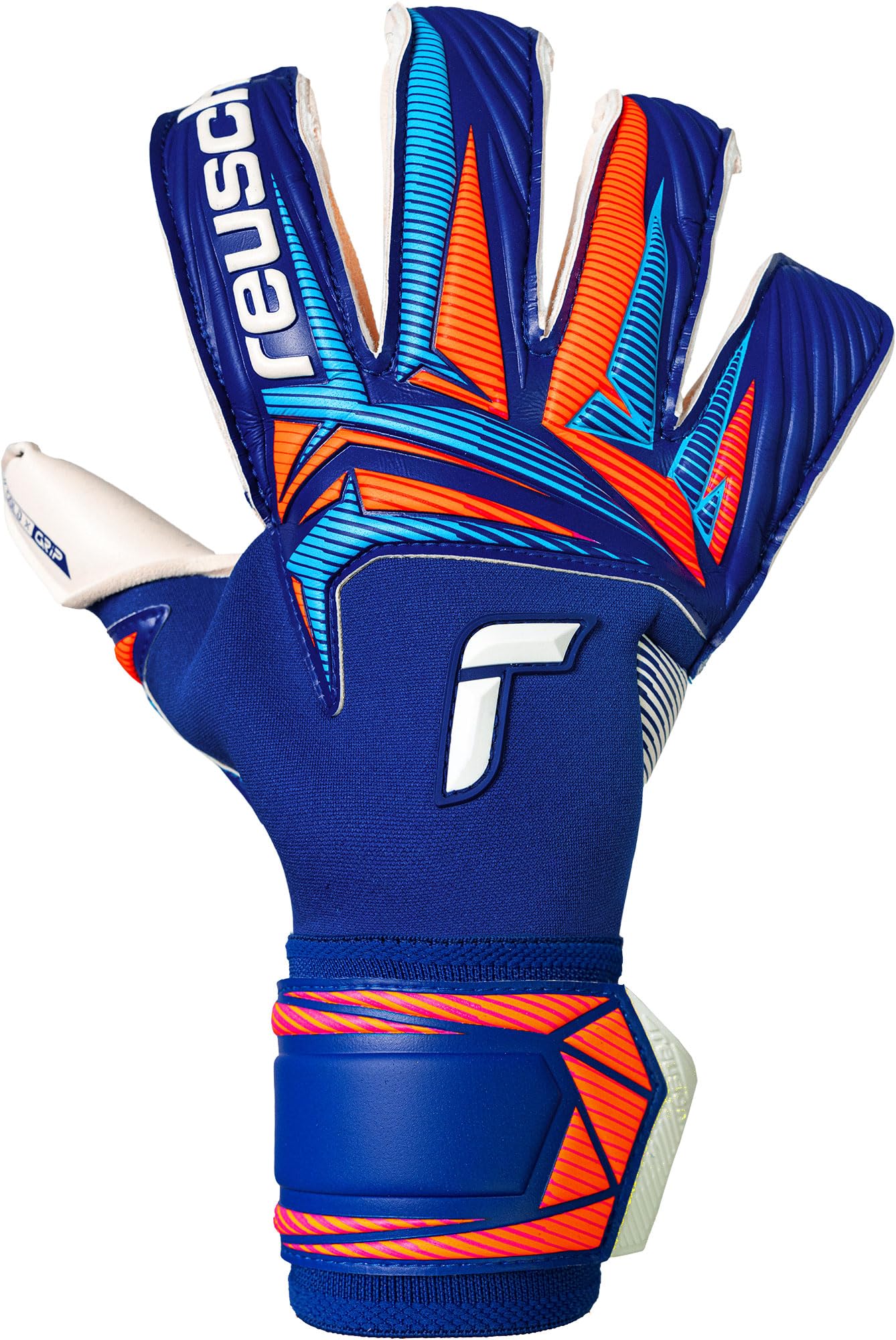 reusch-attrakt-torwarthandschuhe-gr-e-9-mit-gold-x-grip image 2