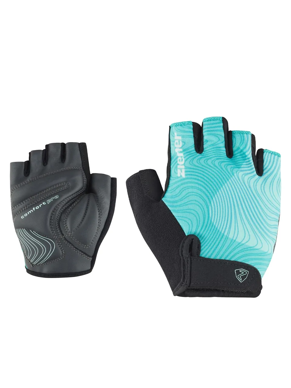 ziener-cleni-z-damen-fahrradhandschuhe-gr-7-kurzfinger image 1