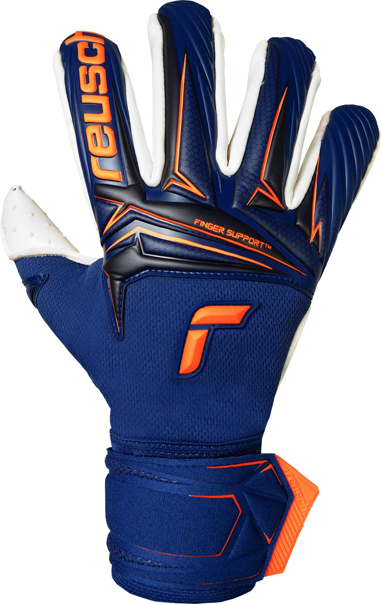 reusch-attrakt-torwarthandschuhe-gr-e-9-mit-fingerschutz image 2