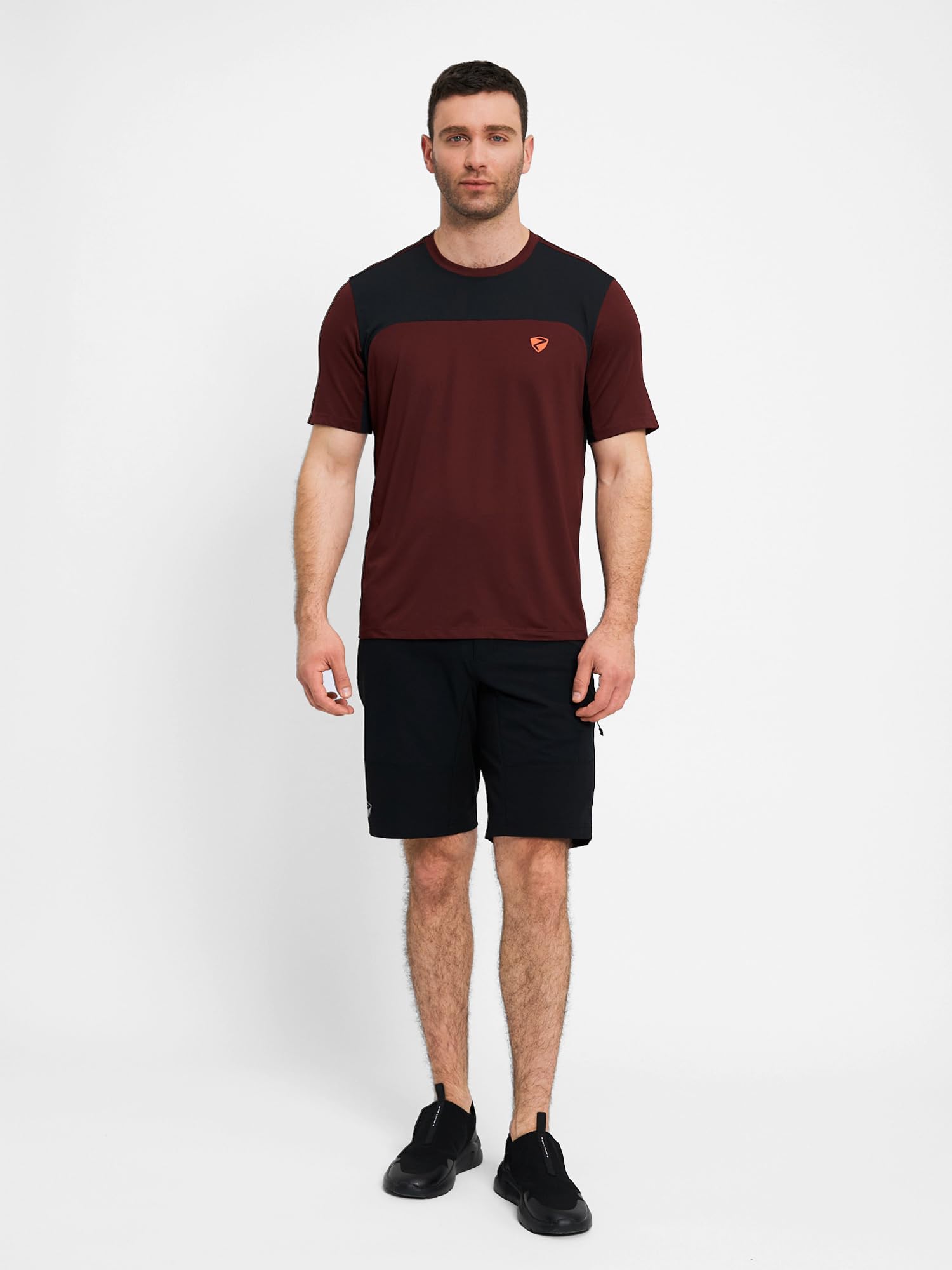 ziener-nucio-z-herren-t-shirt-50-redwood-schnelltrocknend image 5