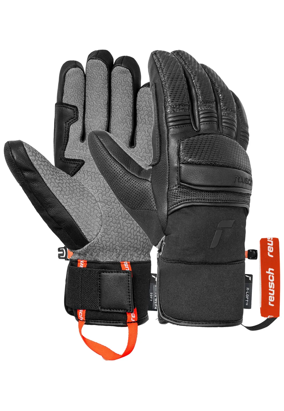 reusch-alpine-master-skihandschuhe-gr-9-schwarz-protektoren image 1