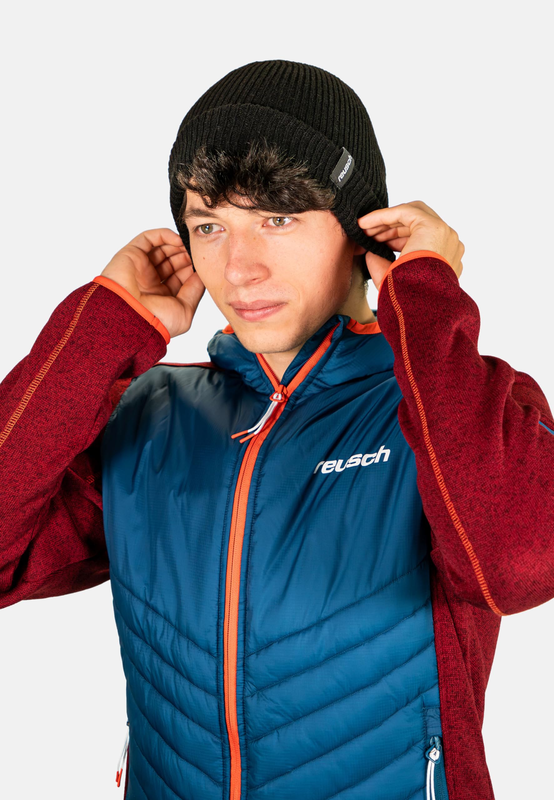reusch-eddie-beanie-m-tze-schwarz-warm-winddicht image 5
