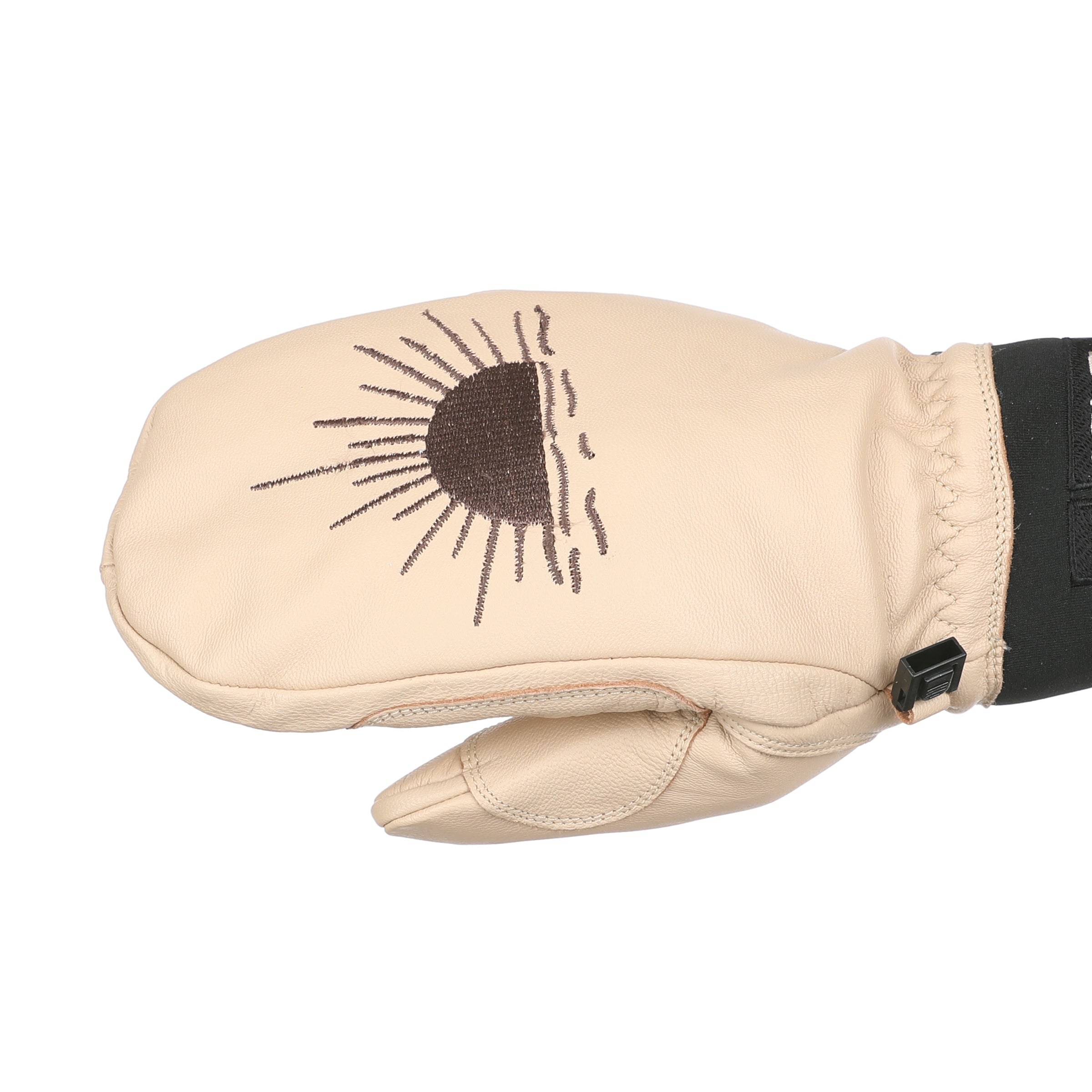 level-super-pipe-joy-mitt-skihandschuhe-beige-leder-damen image 2