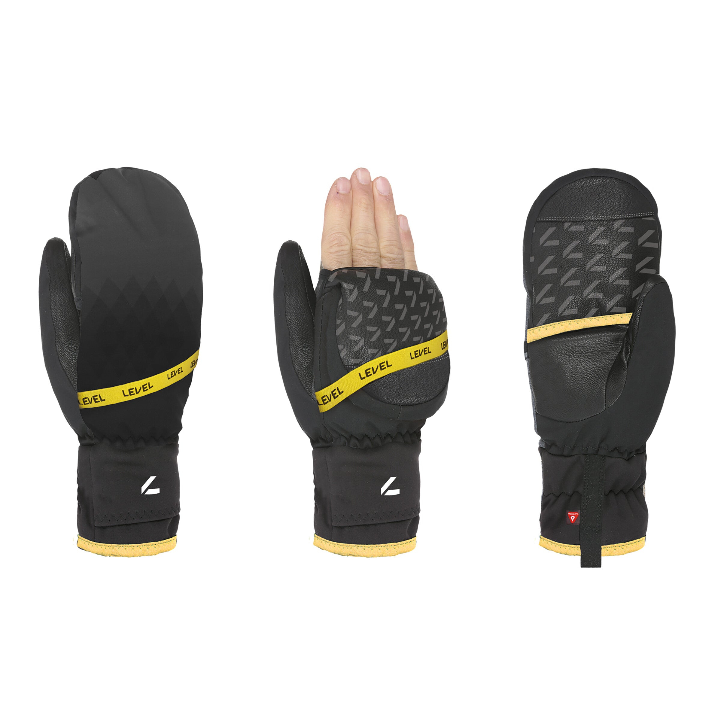 level-off-piste-tour-cabrio-mitten-f-ustlinge-schwarz image 1