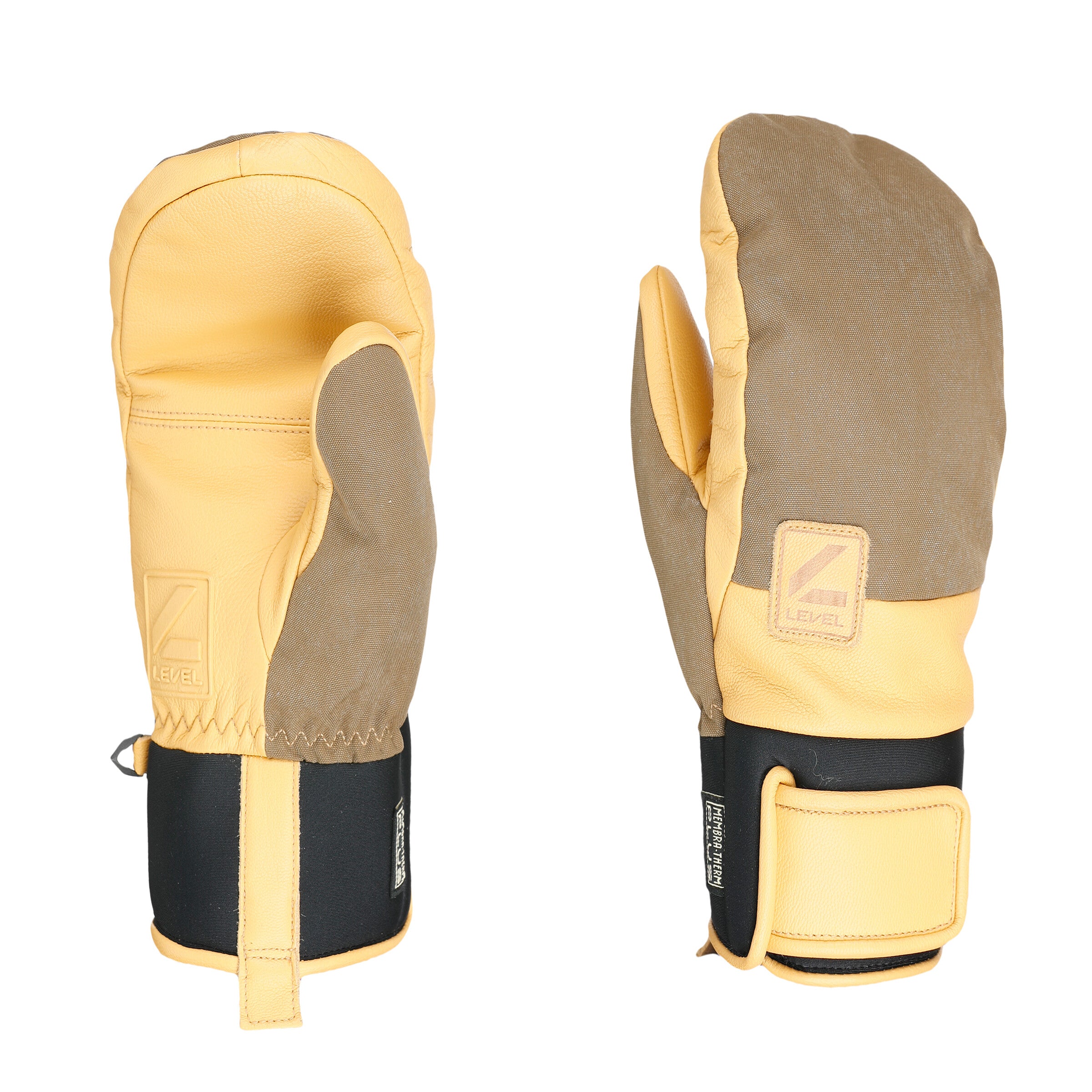 level-rover-f-ustlinge-skihandschuhe-olivgr-n-wasserdicht-ziegenleder image 8