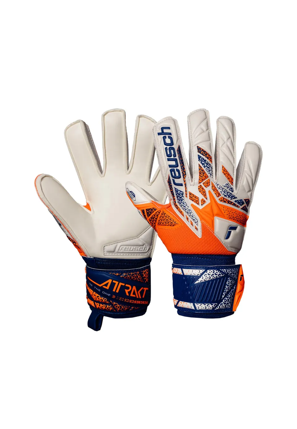 reusch-attrakt-silver-junior-torwarthandschuhe-gr-8-grip image 1