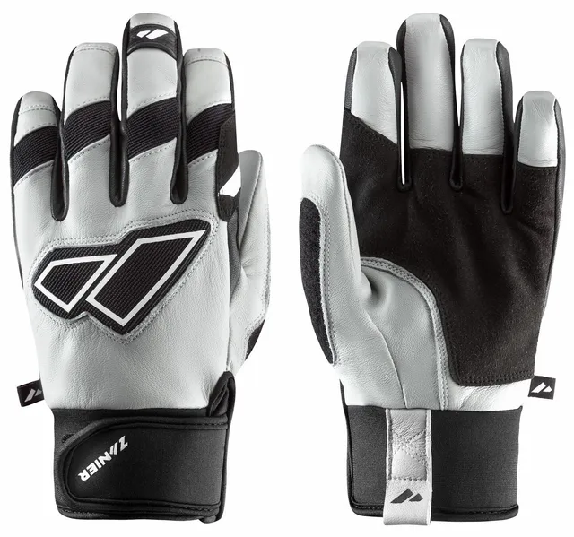 zanier-mymountainpassion-glove-handschuhe-silber-schwarz-ziegenleder image 1