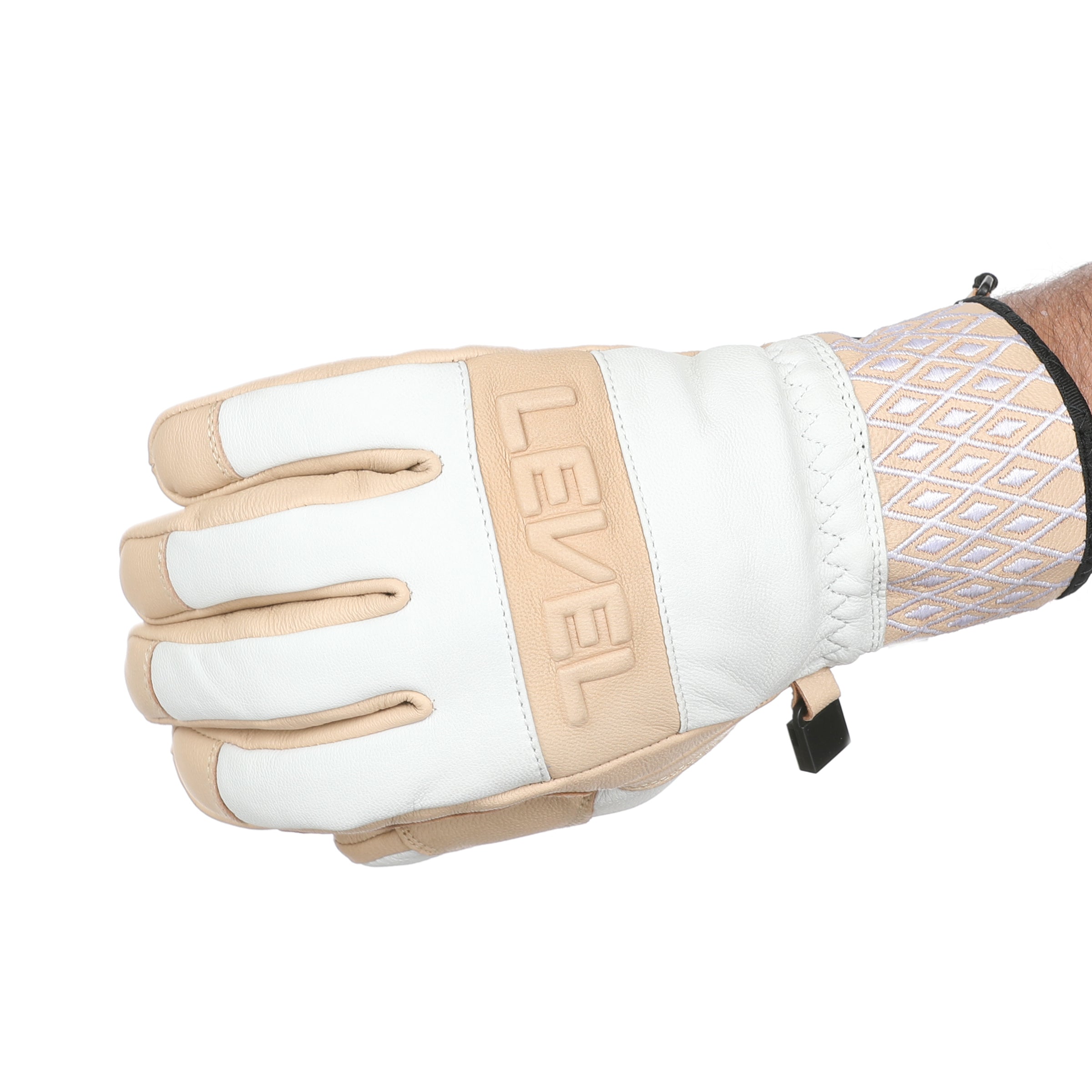 level-super-pipe-joy-w-damen-skihandschuhe-leder-white image 5