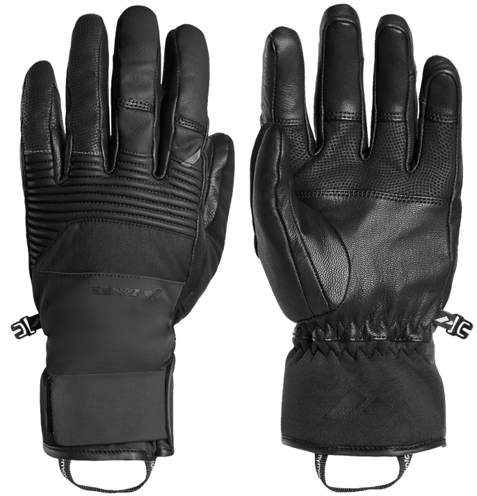 zanier-guide-skihandschuhe-schwarz-ziegenleder image 1