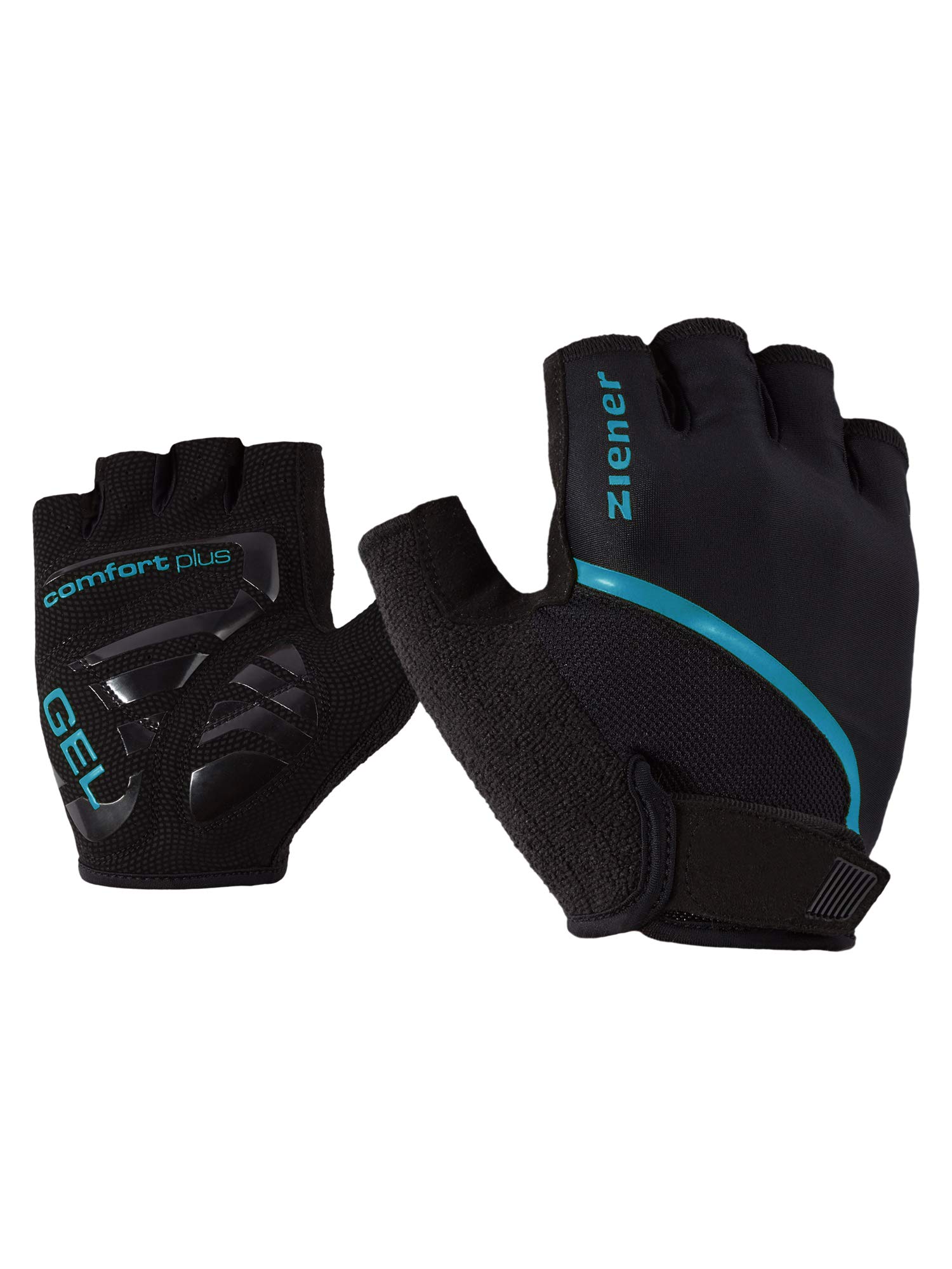 ziener-celal-kurzfinger-fahrradhandschuhe-herren-schwarz-gel image 4