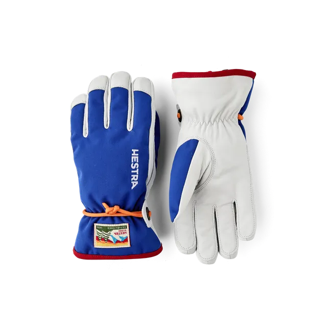 hestra-wakayama-jr-5-finger-skihandschuh-gr-e-5-ziegenleder image 1