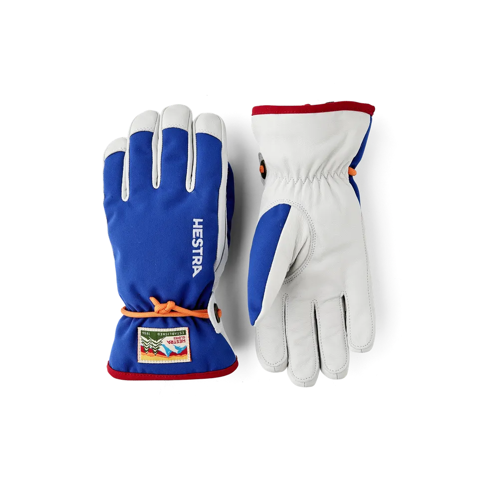 hestra-wakayama-jr-5-finger-skihandschuh-gr-e-5-ziegenleder image 1