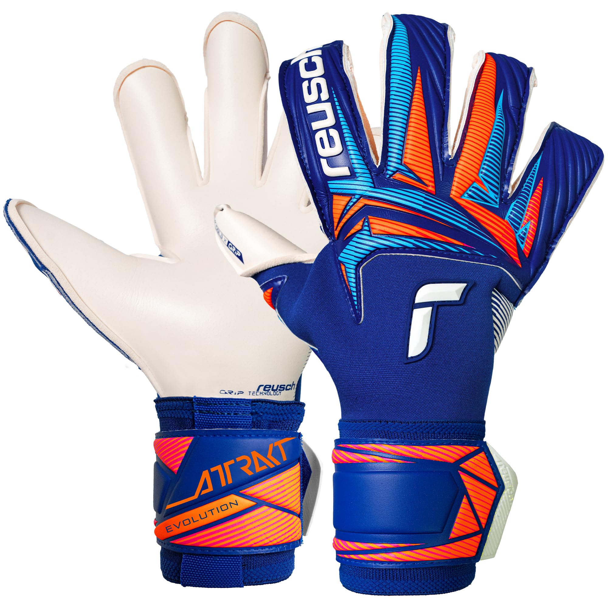 reusch-attrakt-torwarthandschuhe-gr-e-9-mit-gold-x-grip image 1