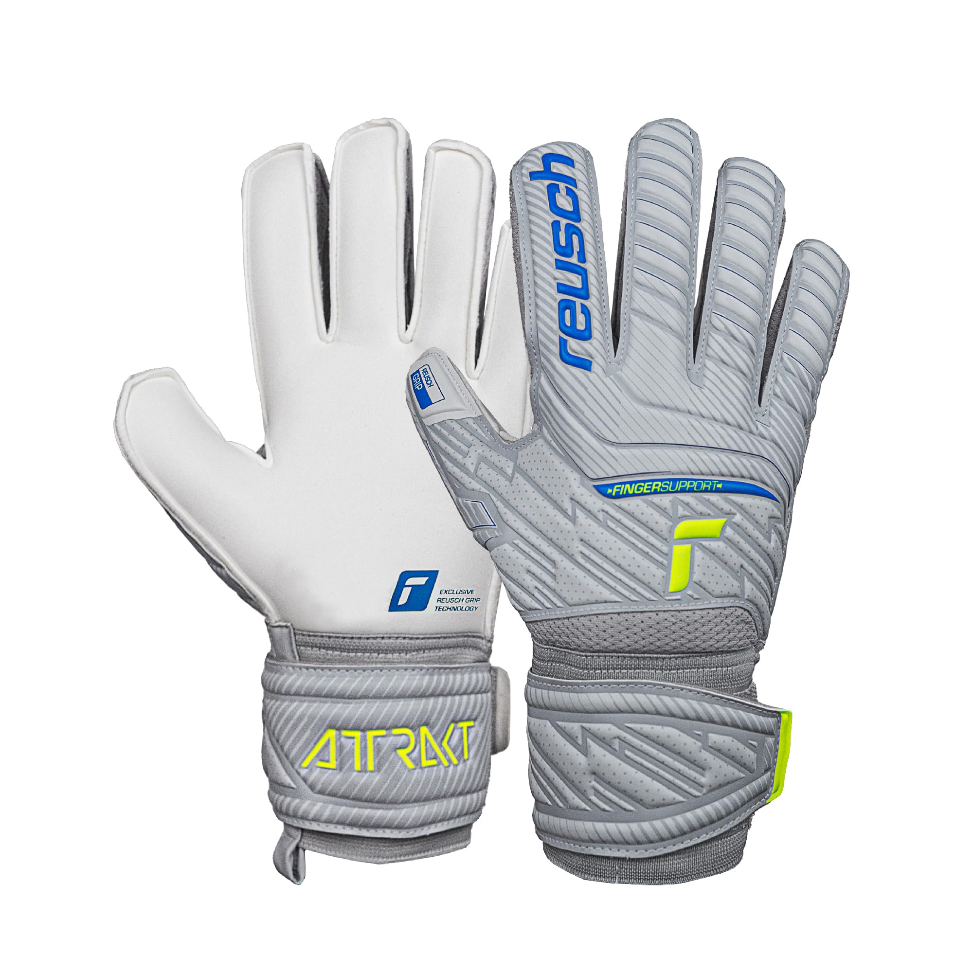 reusch-attrakt-torwarthandschuhe-gr-10-fingerschutz-latex image 1