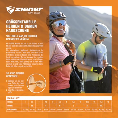 ziener-collby-fahrradhandschuhe-herren-gr-8-5-gel-kurzfinger image 8