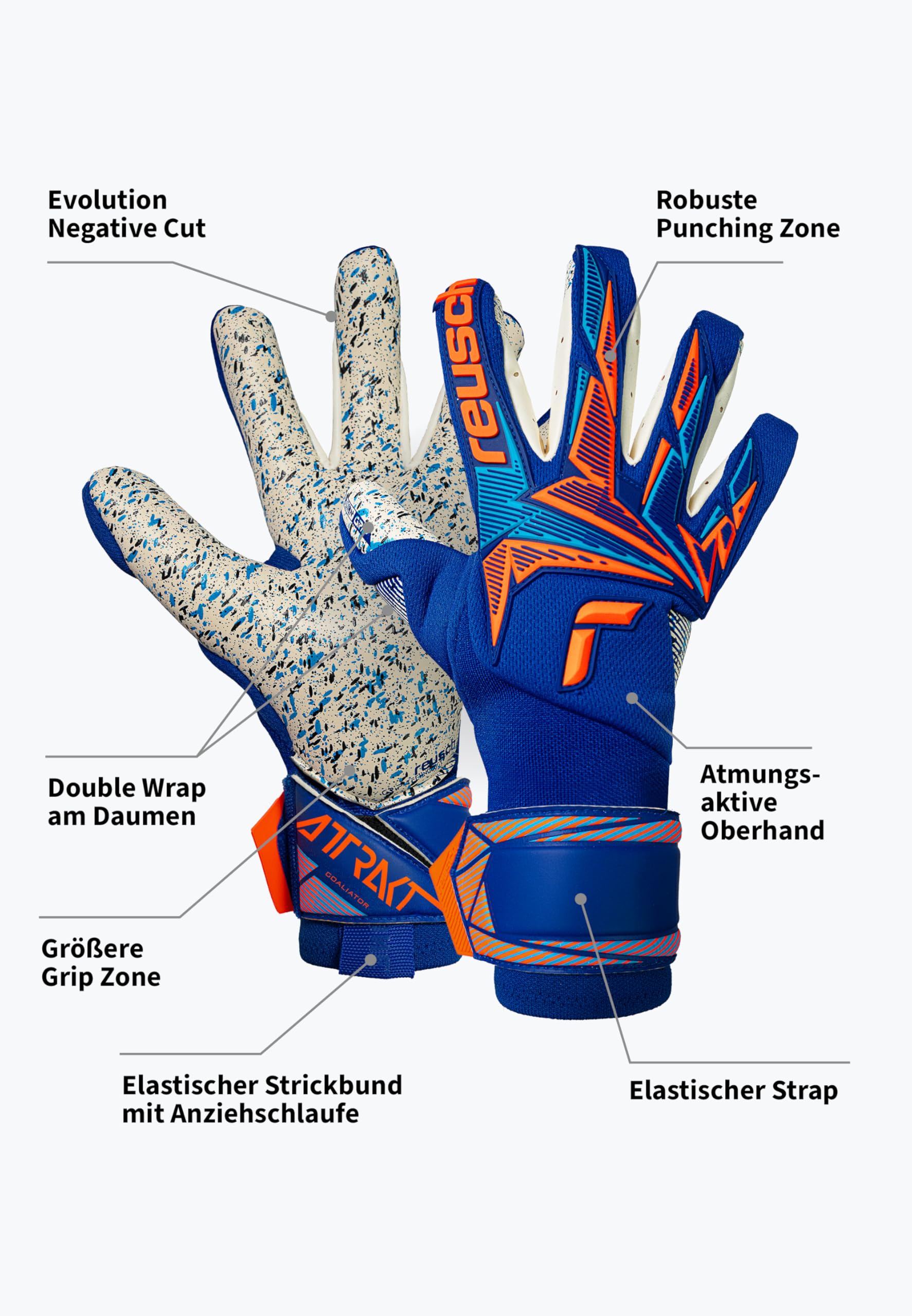 reusch-attrakt-profi-torwarthandschuhe-gr-10-allwetter-grip image 6