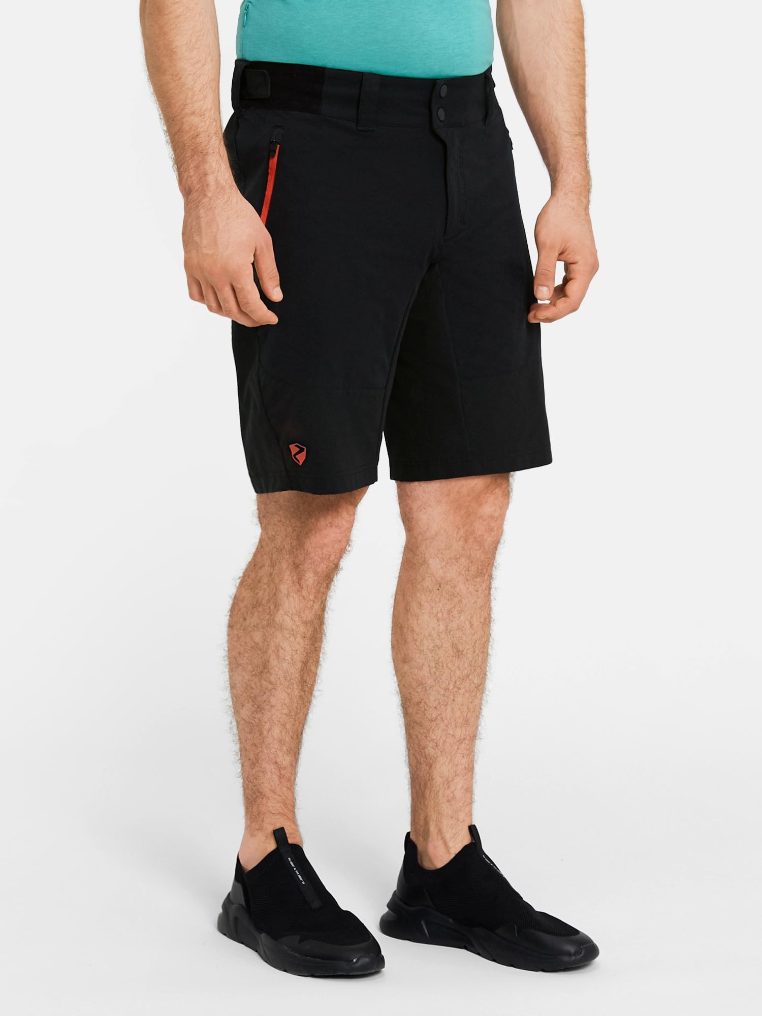 ziener-bikewear-niando-z-bikeshorts-herren-schwarz-orange-gr-50 image 4