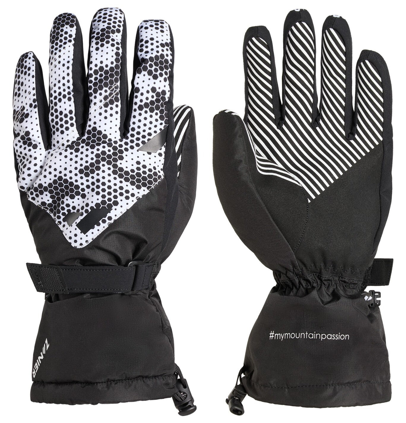 zanier-dienten-stx-skihandschuh-schwarz-royal-5-kinder image 2