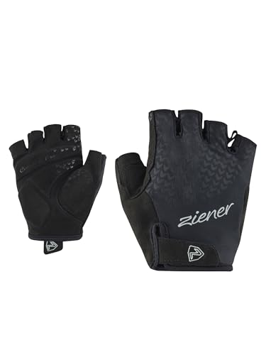 ziener-calidi-z-damen-fahrradhandschuhe-kurzfinger-schwarz-7-5 image 4