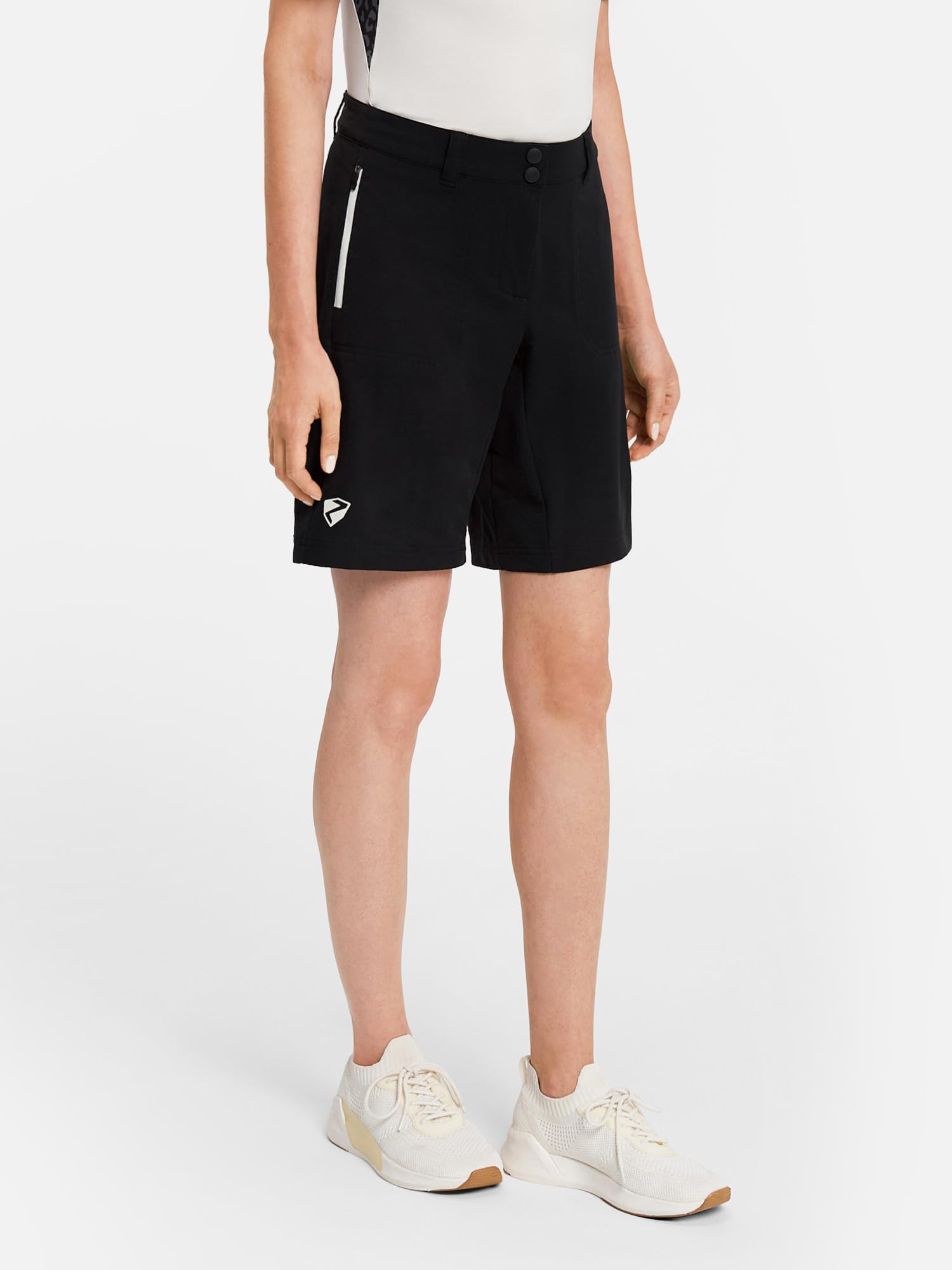 ziener-nakoa-z-bikeshorts-damen-schwarz-wei-gr-38 image 5
