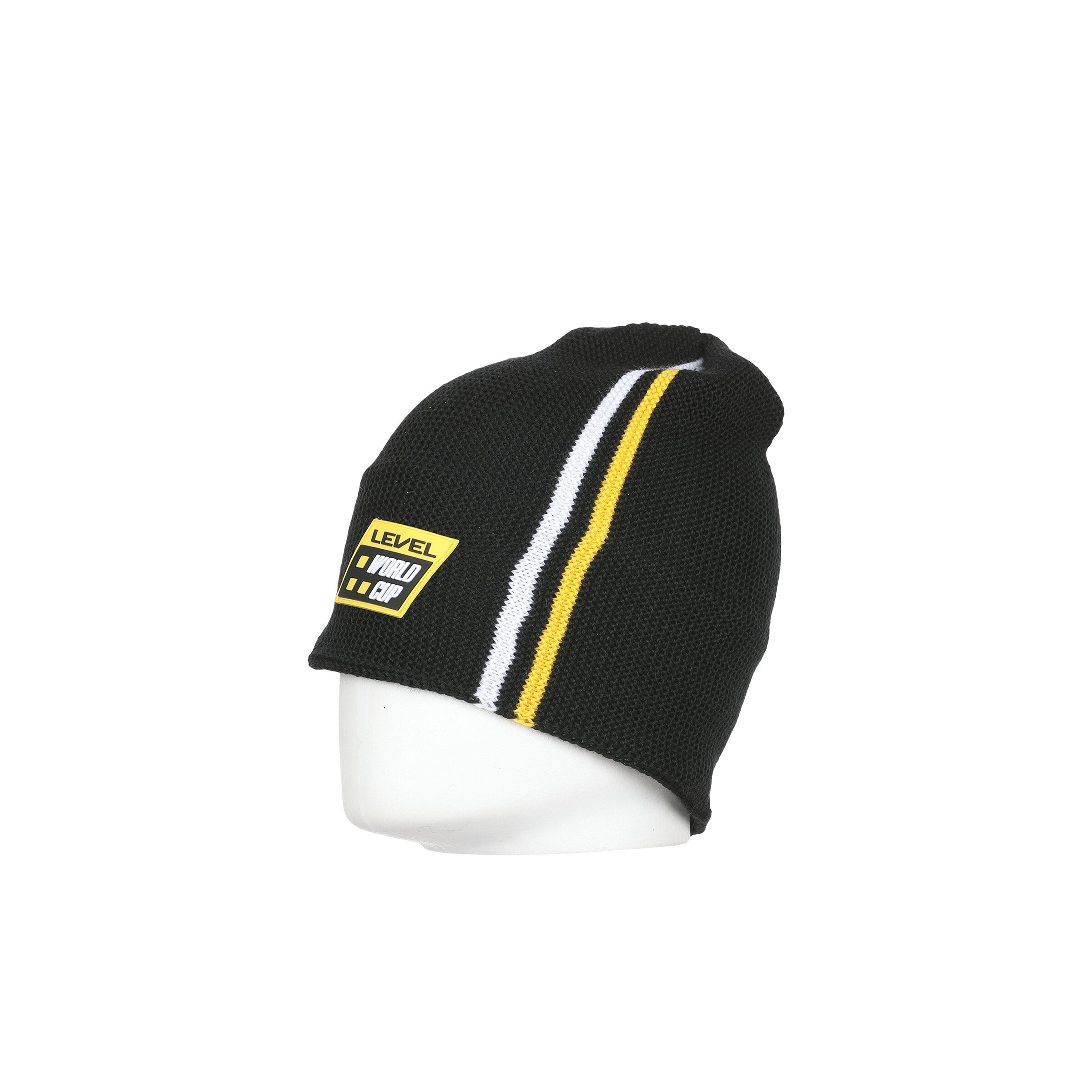 level-worldcup-beanie-strickm-tze-schwarz-unisex image 2