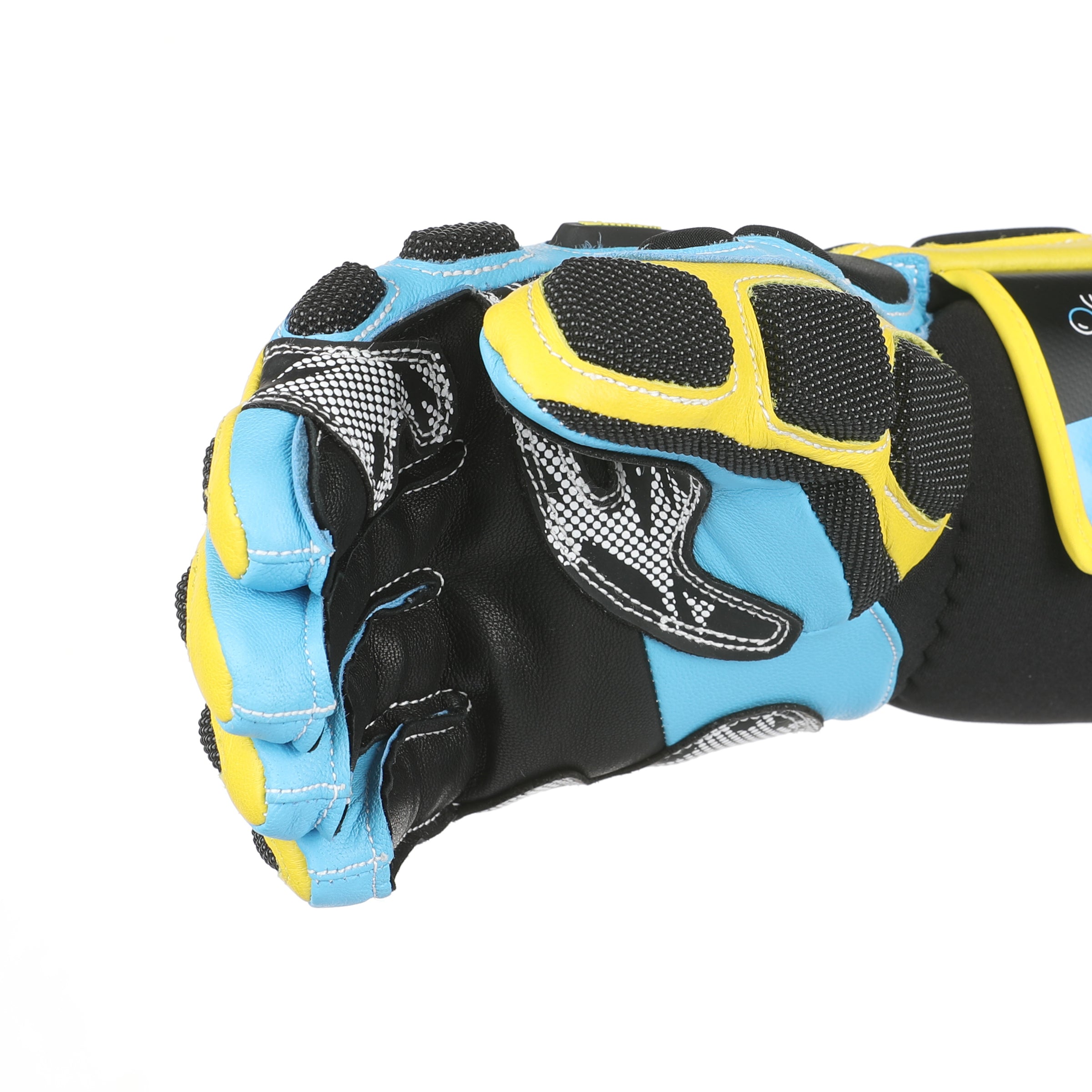 level-worldcup-cf-skihandschuhe-gelb-blau-leder-renn-custom-fit image 7