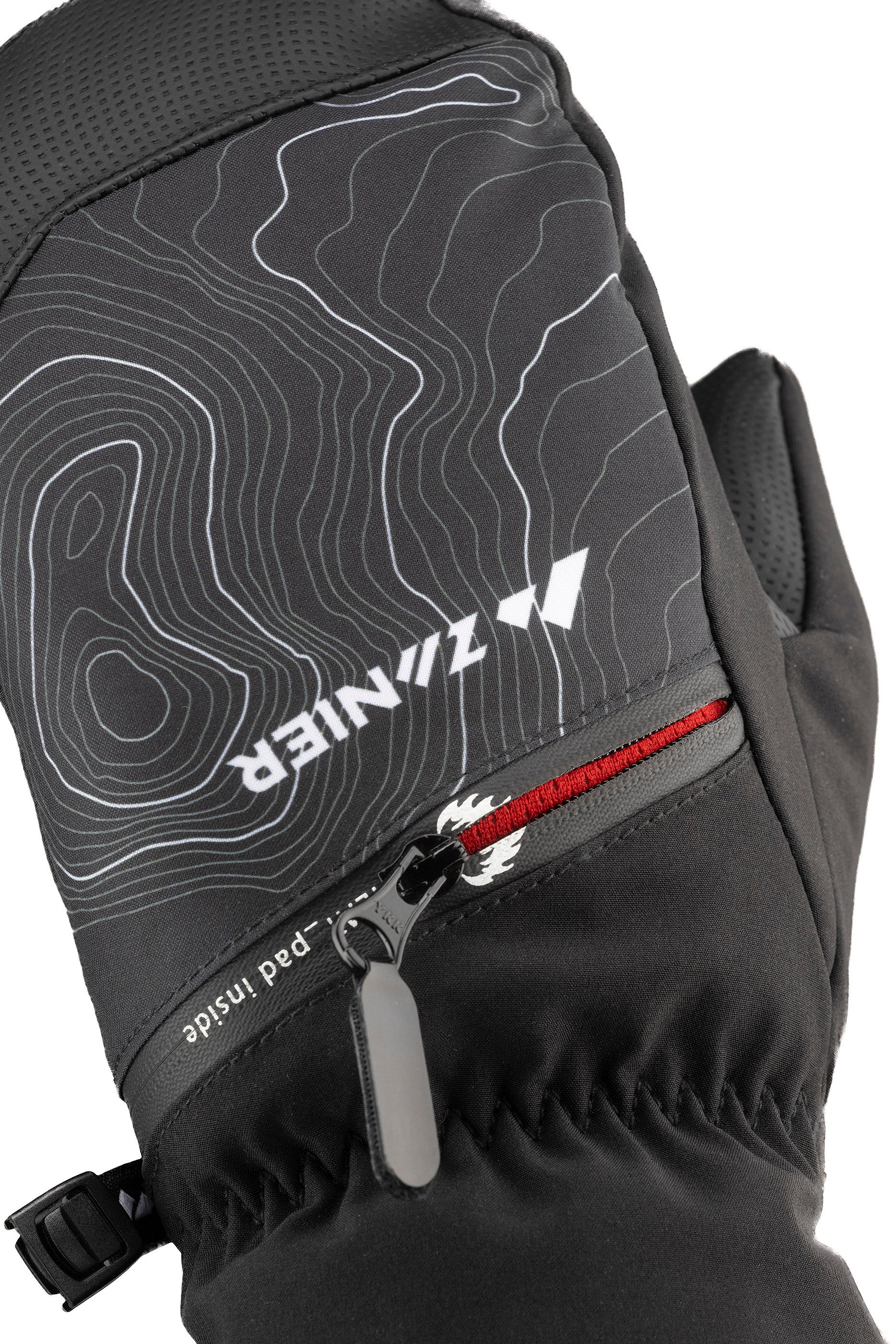zanier-heat-pads-gtx-mitten-junior-schwarz-gore-tex image 2