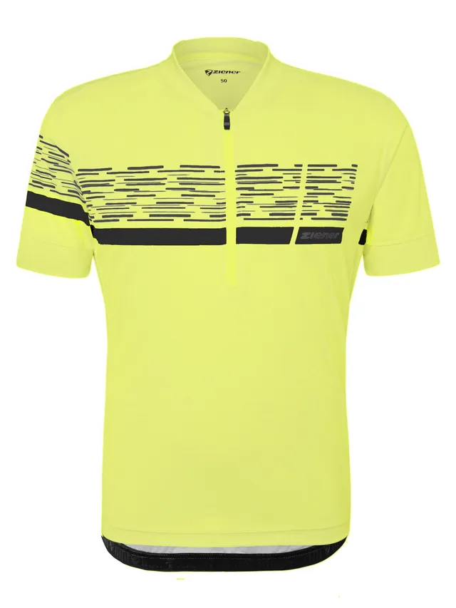 ziener-nemic-z-herren-fahrradtrikot-kurzarm-bitter-lemon-grey-50 image 1