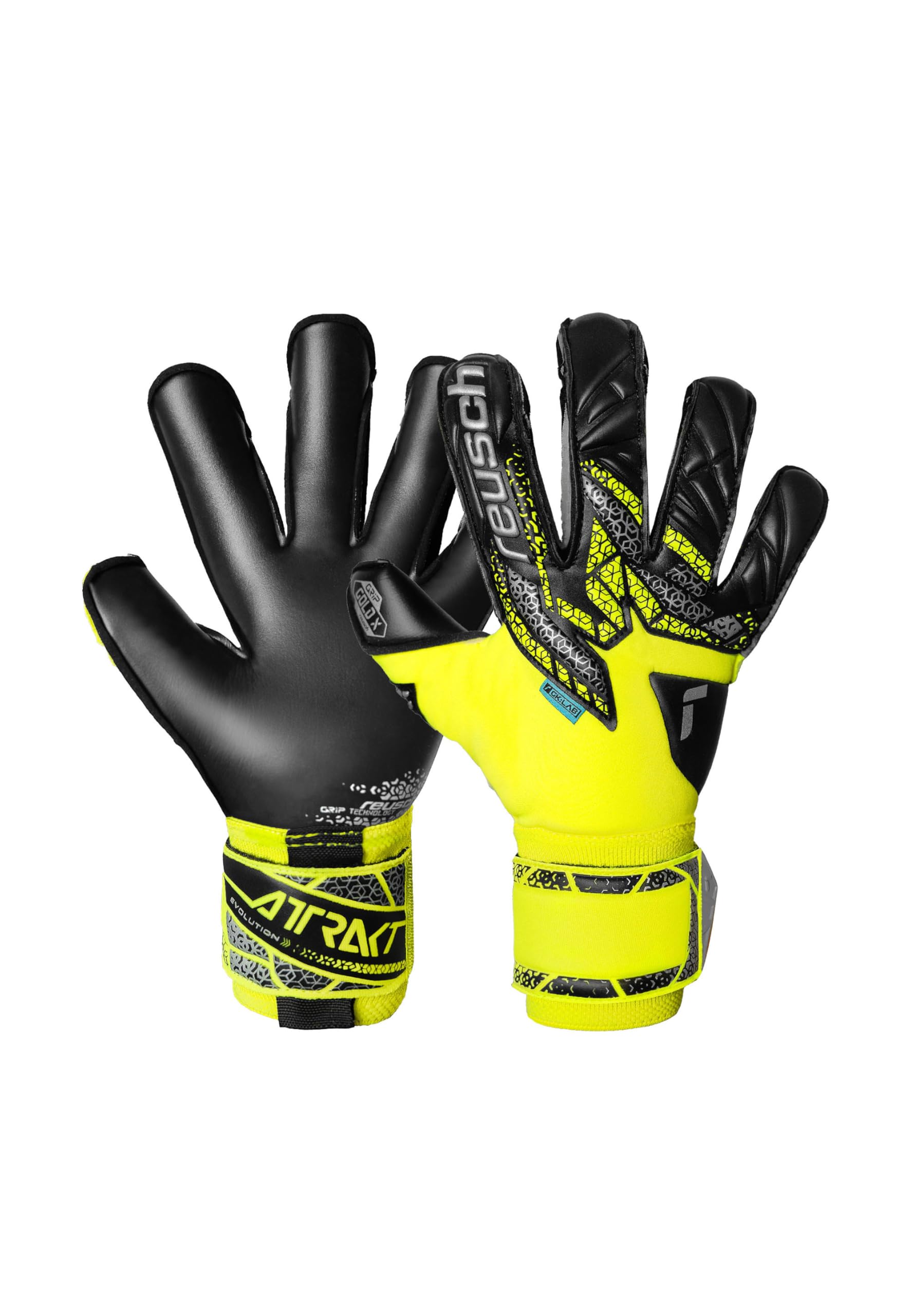 reusch-attrakt-x-evolution-torwarthandschuhe-gr-8-5-blau-gold image 8