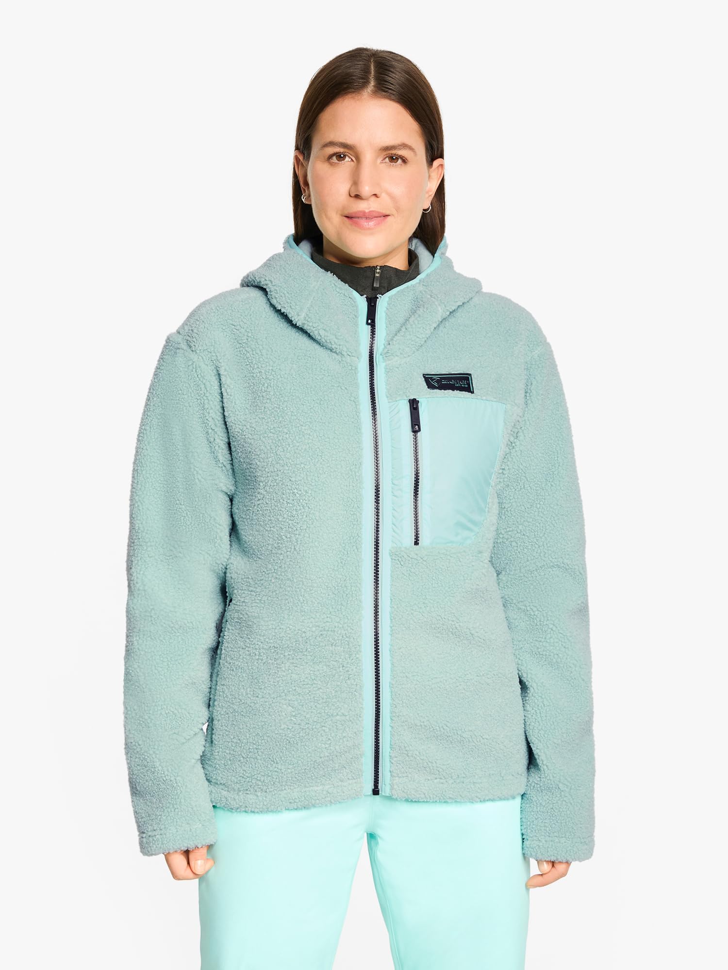 ziener-juha-z-fleecejacke-damen-mit-kapuze-high-loft image 4